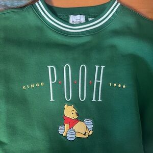 Disney Winnie the Pooh Green Women’s Sweatshirt